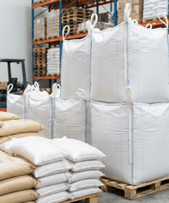 Woven polypropylene bags. 25kg and 50kg.