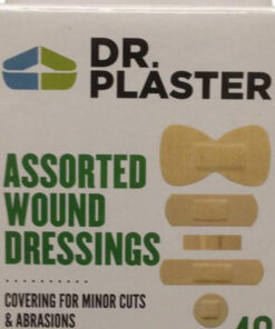 Dr Plaster Wound Dressing (Assorted) Washproof Plasters 40's