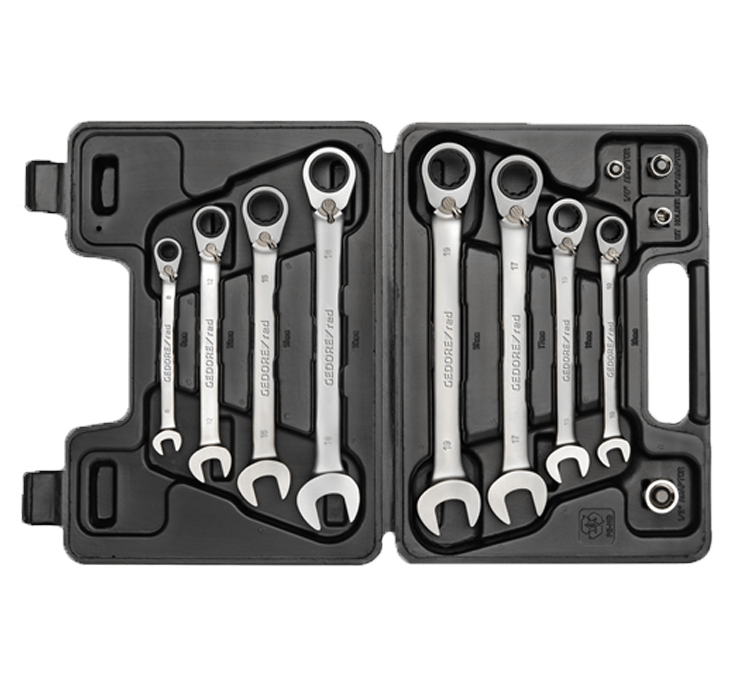 Gedore Combination Ratchet Spanner Set ��� 12Pce