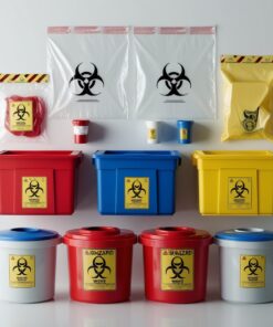 Bemis Sharps Container, 8 Gallon, Red, 10/Pack (108030-10) | Quill