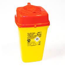 1,5L Base & Lid Round Sharps container - Image 3