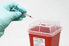 1,5L Base & Lid Round Sharps container - Image 4
