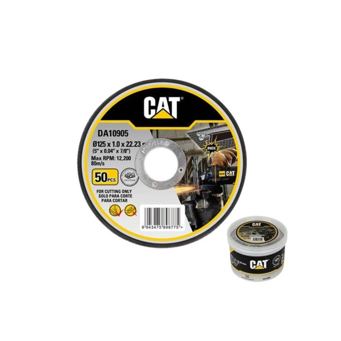 Cat Cutting Disc 115Mm X 1Mm X 22.2Mm 50Pcs - Image 2