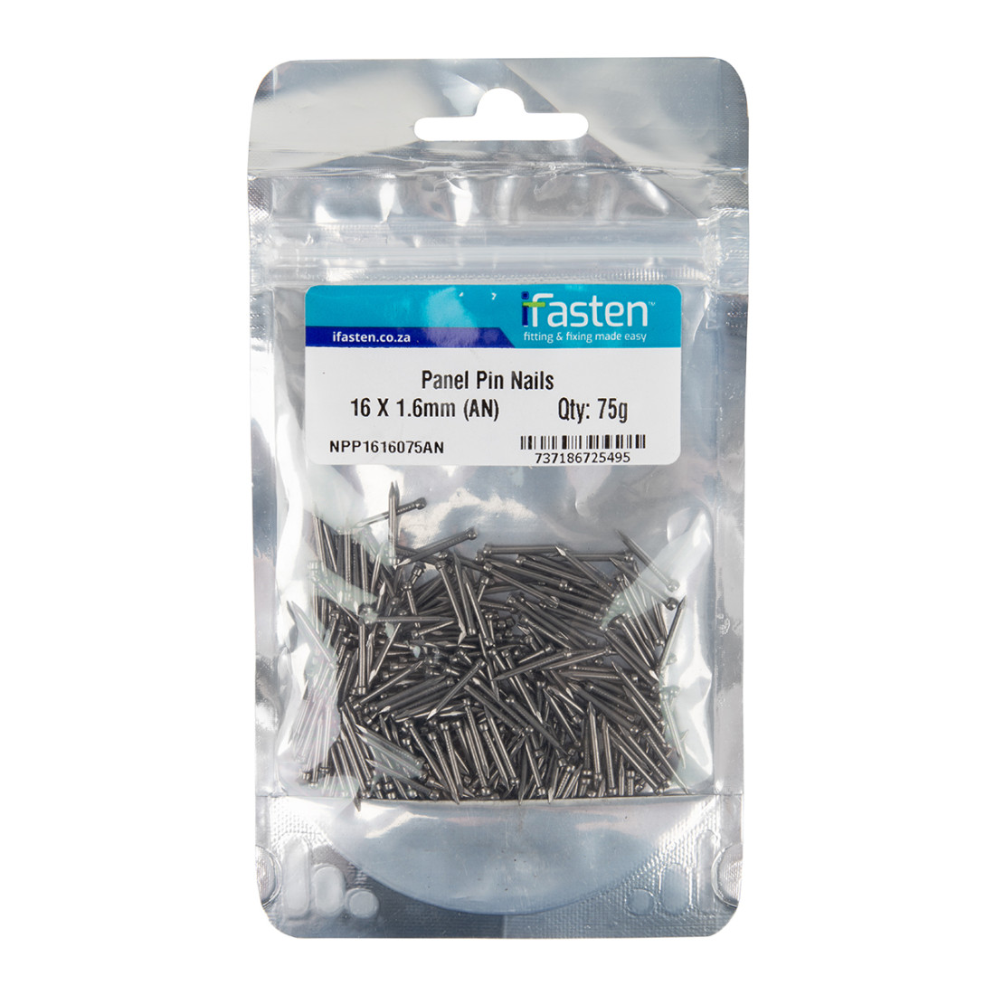 Ifasten Nail Panel Pin 16Mmx1.60Mm 75G Pp