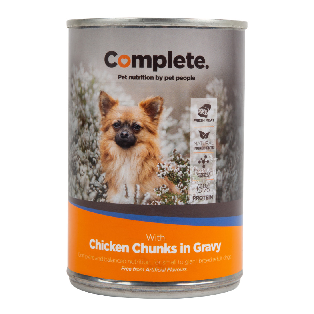Complete Dog Food Tin Chicken Chucks 385G - Image 2