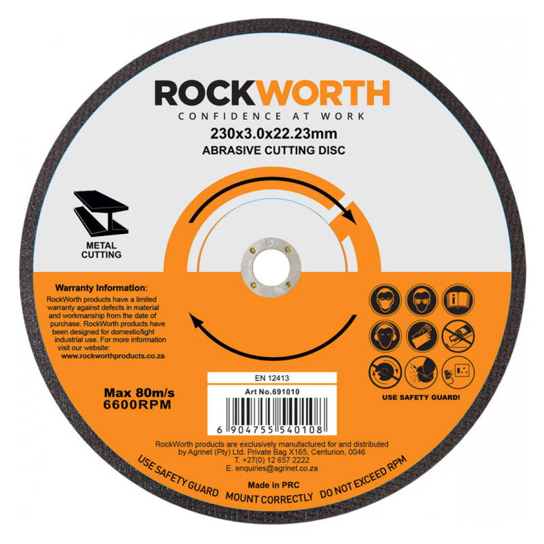 Rockworth Cutting Disc Steel 350X3.0Mm - Image 2