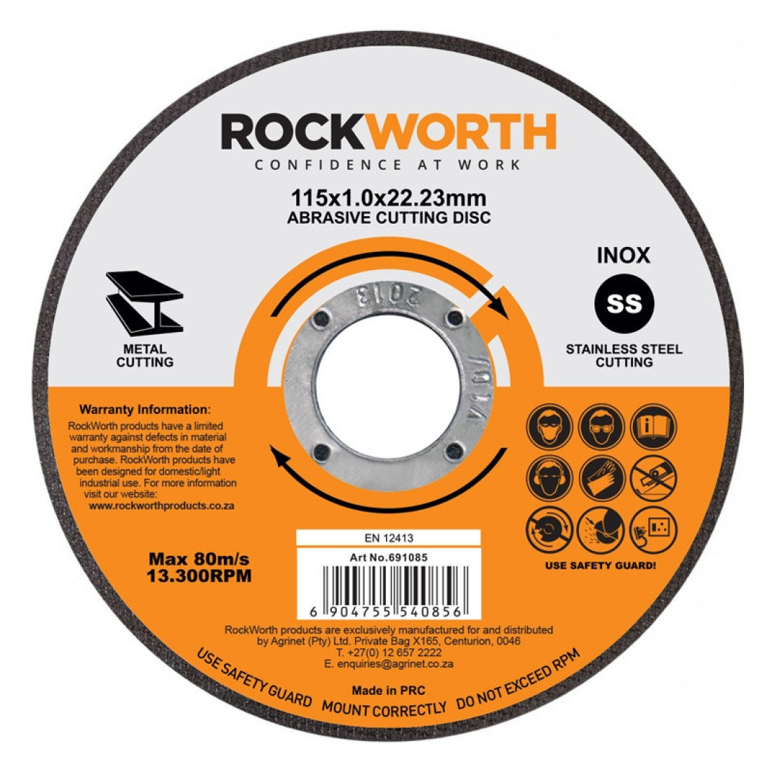 Rockworth Cutting Disc Slimline Steel 230X2.0Mm - Image 2