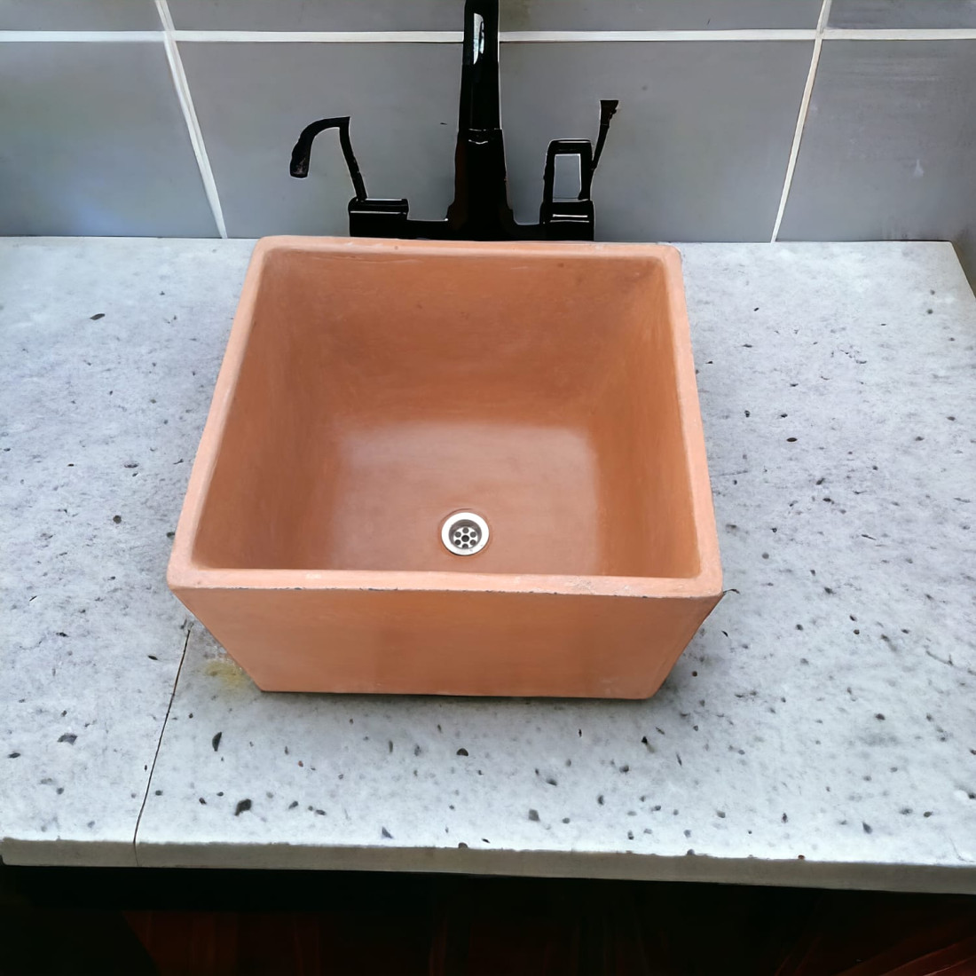 Choc Plum Bespoke Single Butler Basin 45 X 40 X 31Cm