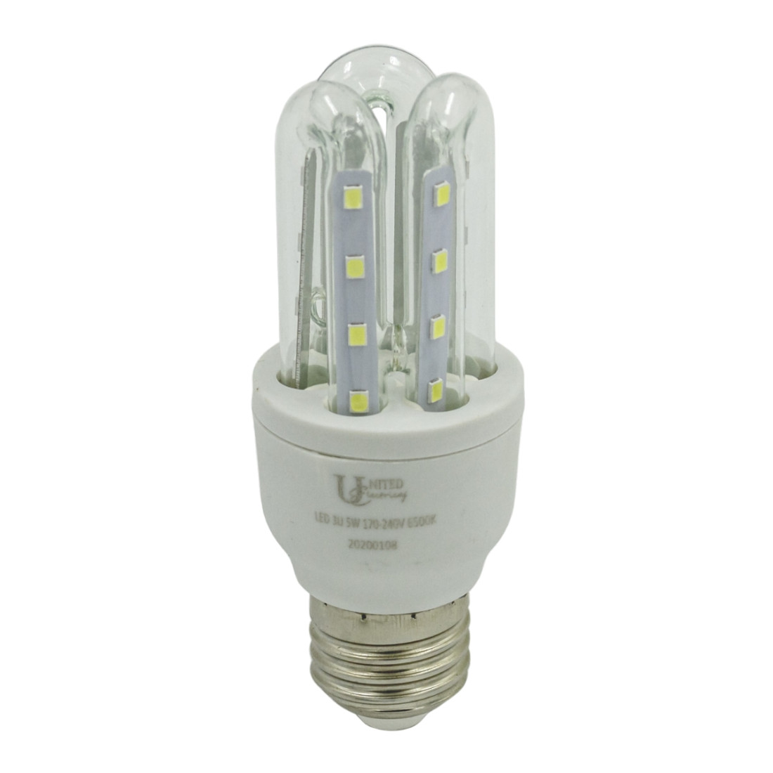 United Electrical Lamp Led 3U Cw E27 5W
