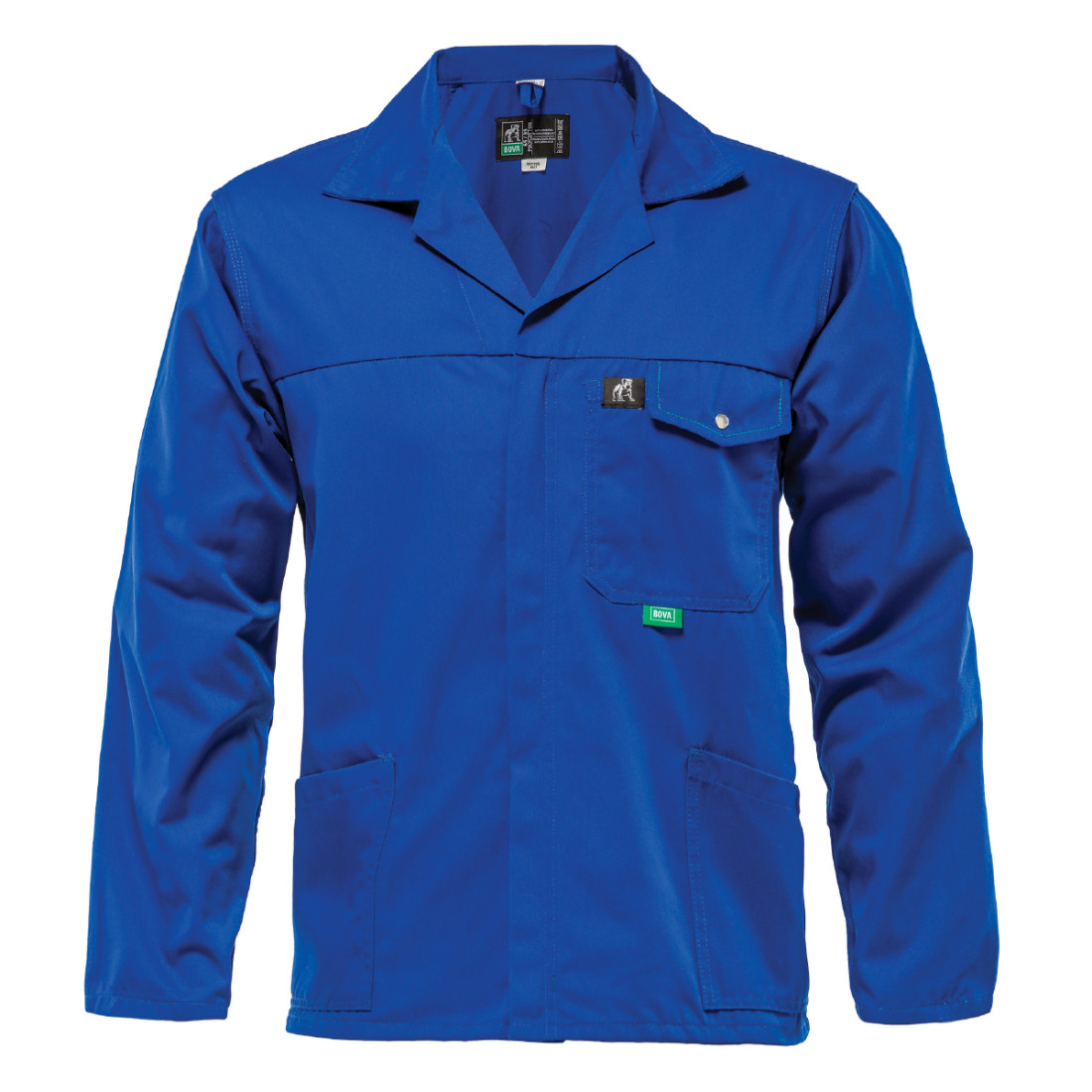 Bova Overall Jacket R/Blue 65/35 Polycotto Size 44