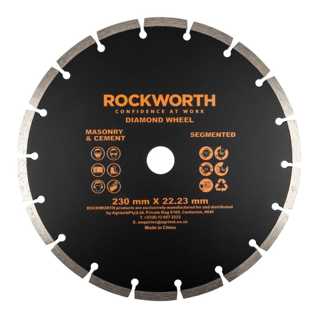 Rockworth Diamond Wheel 230Mm Segmented Rim - Image 2
