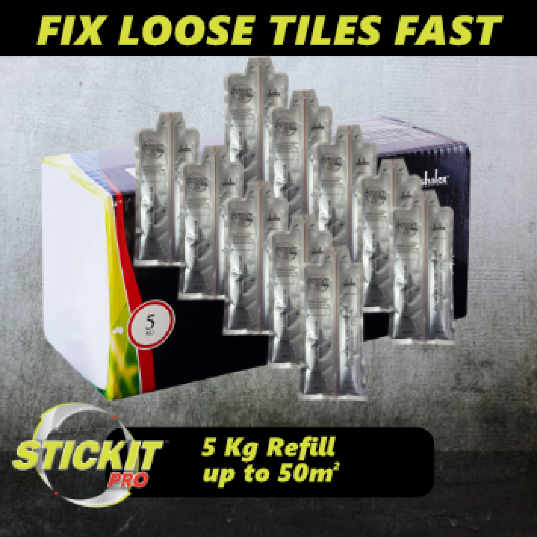 Stickit Pro Epoxy Tile Repair Refill - 5 Kg - Image 2