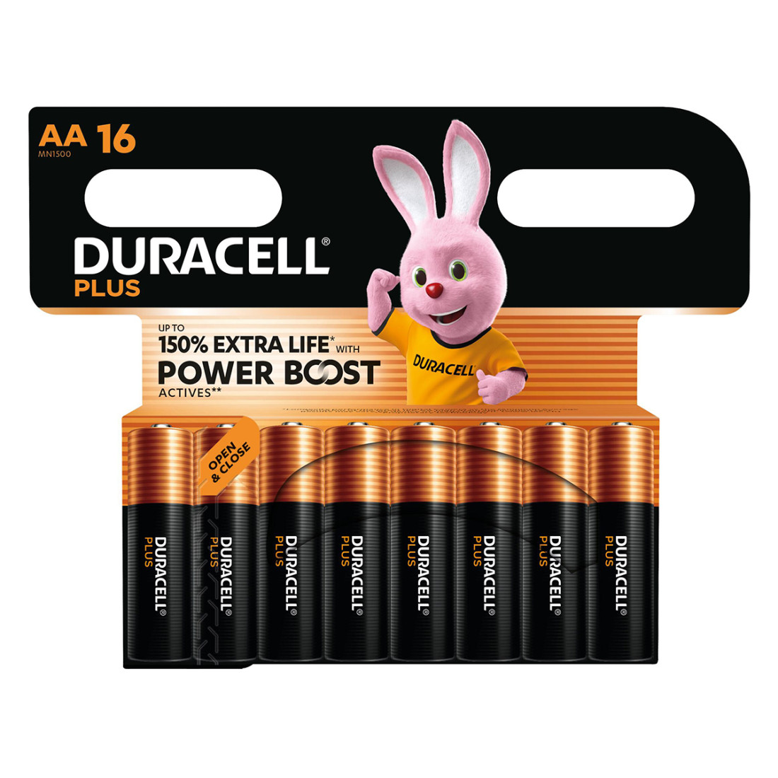 Duracell Battery Plus Alkaline Aa 16 Pack