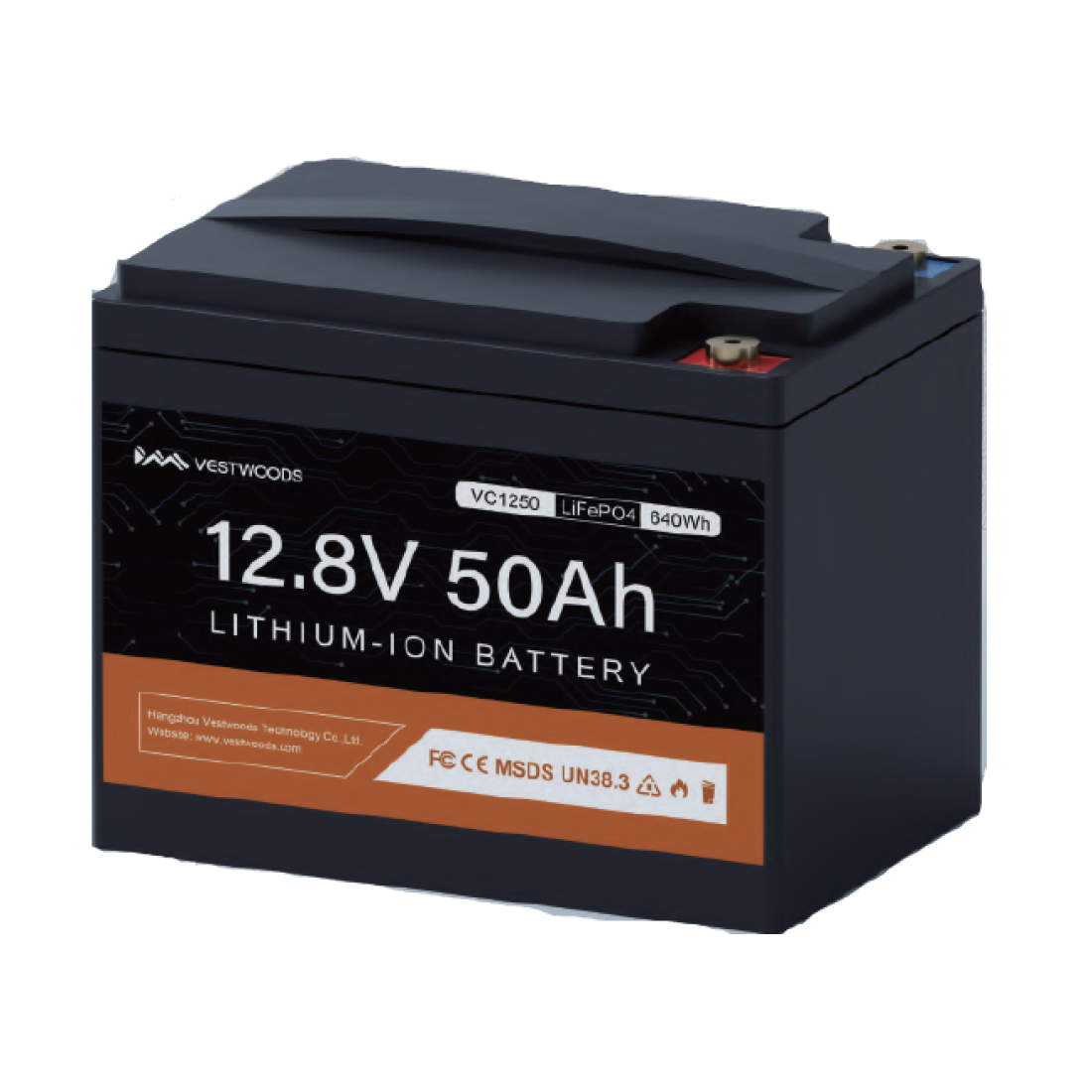 Vestwoods Vc1250 - 12 Volt - 50Ah