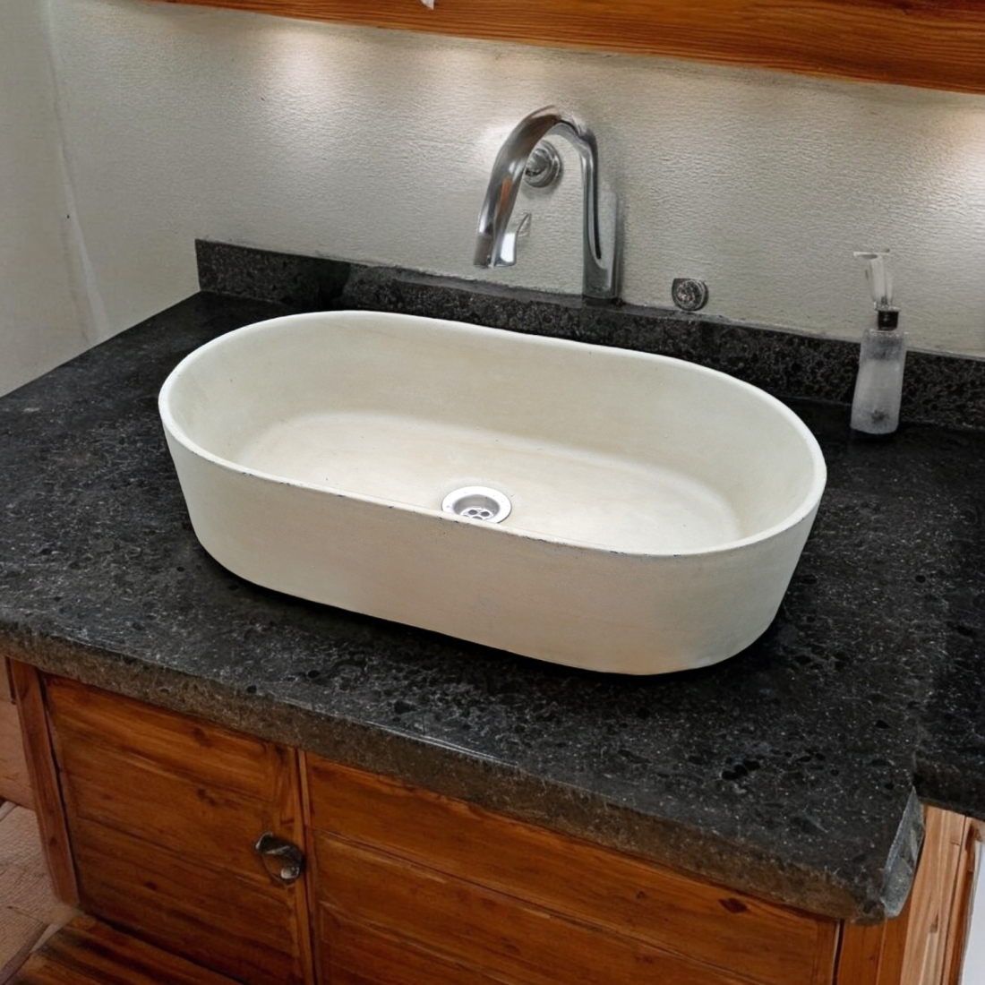 Gaia'S Ark Ivory Concrete Sink 53 X 30 X 11.5Cm - Image 2