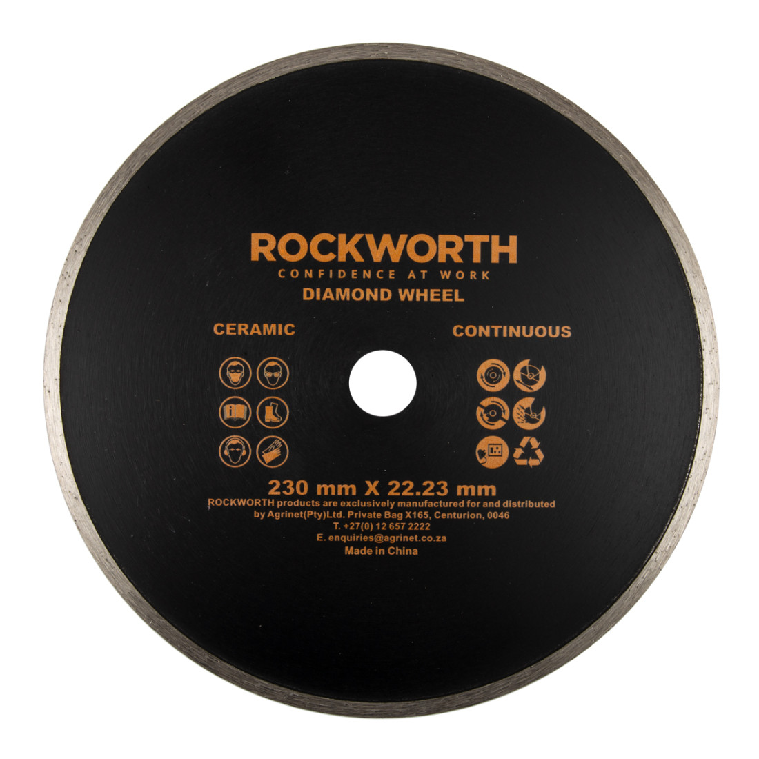 Rockworth Diamond Wheel 230Mm Continuous Rim - Image 2