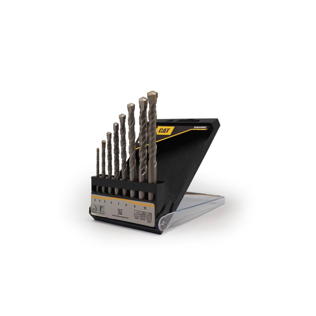 Cat Hard Surface Masonry Drill 8Pc Set - Image 2