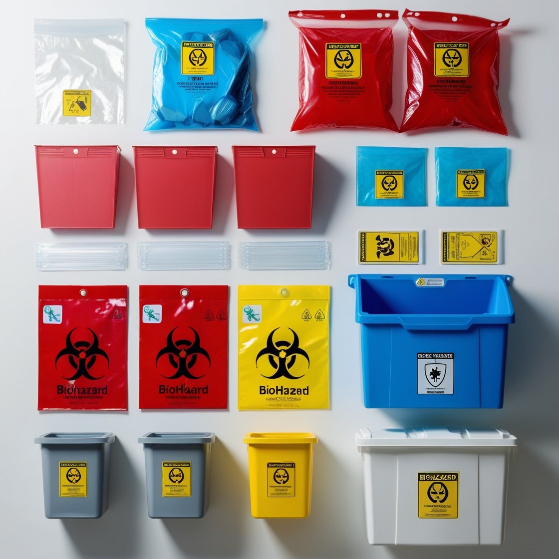 Biohazard Waste Bags Small