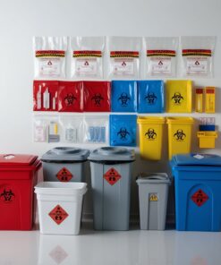 3 L Vet Sharps Container Purple Lid