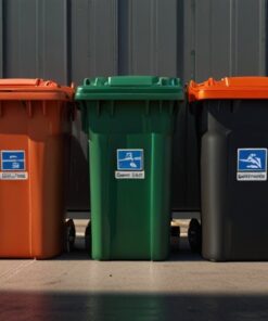 240l garden waste bin